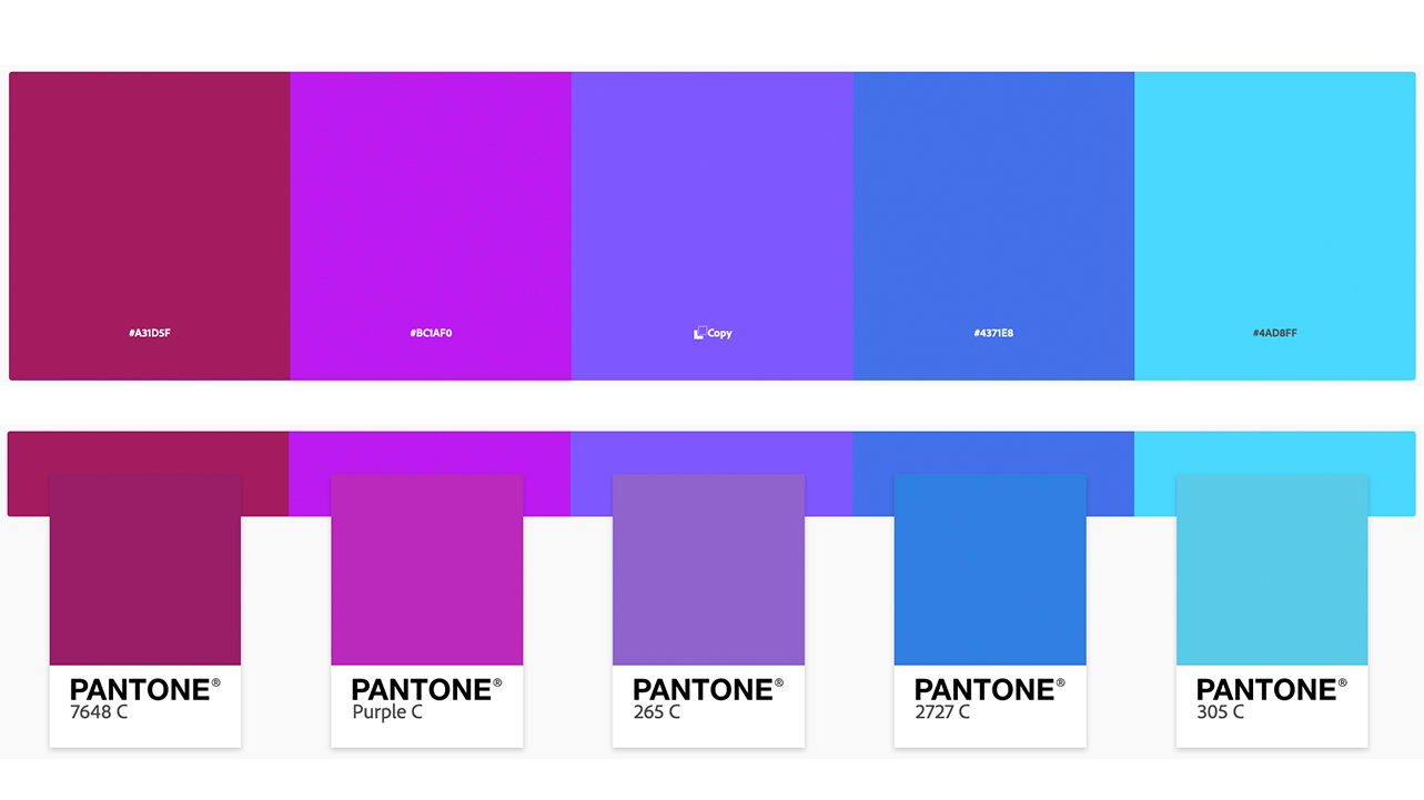 Easily match colours you mix in Adobe Color to Pantone swatches for an accu...